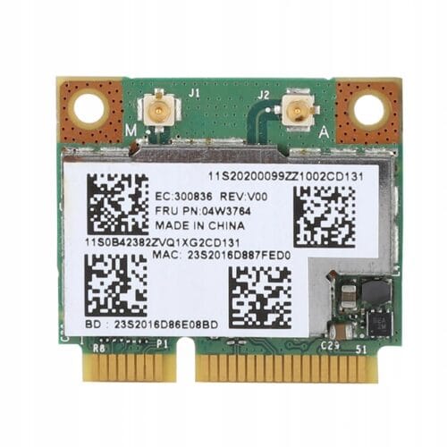 KARTA WI-FI Broadcomm BCM943228HMB 802.11a/b/g/n dual band 2.4 / 5GHz + BT
