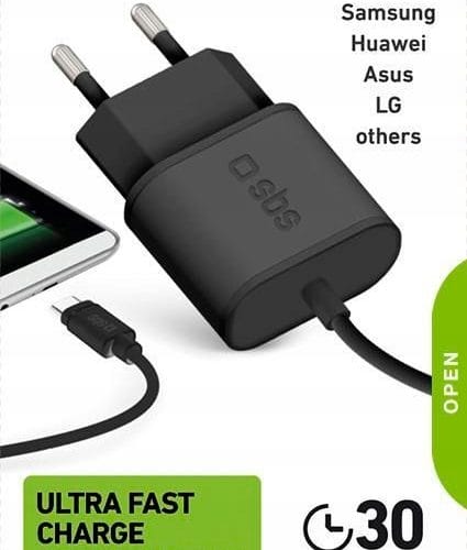 TRAVEL CHARGER 100/250V 3100 MAH ULTRA FAST CHARGE WITH USB TYPE-C CONNECTO