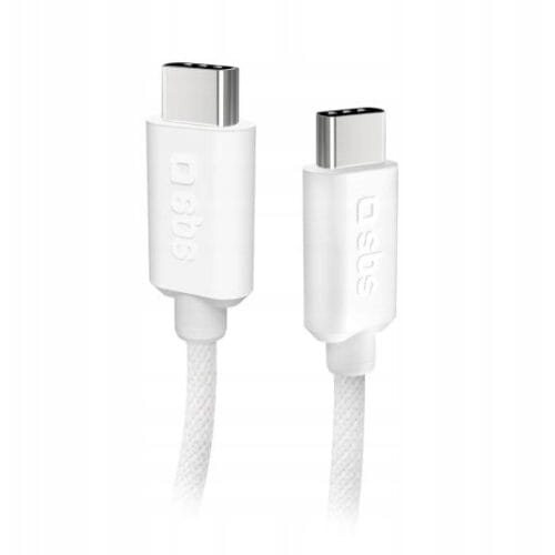 Kabel SBS USB typ C - USB typ C 1,8 m szary